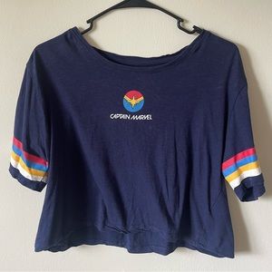 Captain Marvel Crop Top | Medium